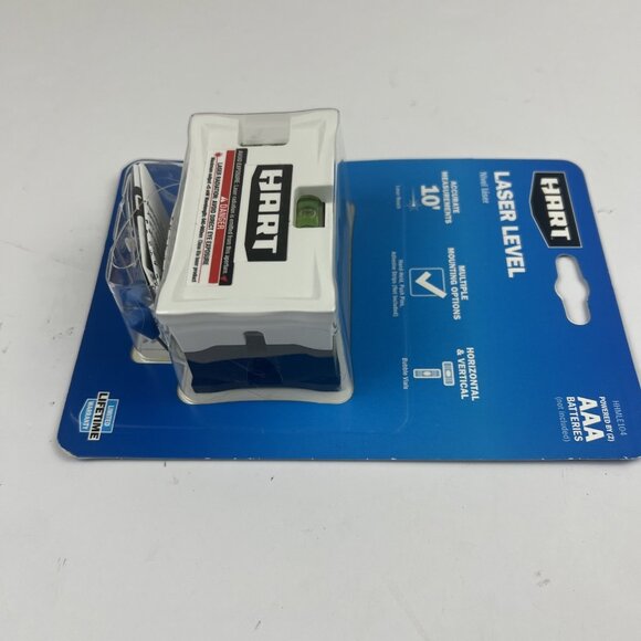 HART 10-Foot Laser Level, Horizontal and Vertical Bubble Vials - Picture 6 of 6